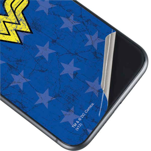 DC Comics Wonder Woman Emblem on Flag iPhone 11 Skin